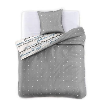 Set 1 husă pentru pilotă și 1 față de pernă din bumbac decoking ducato clarity, 140 x 200 cm + 70 x 90 cm