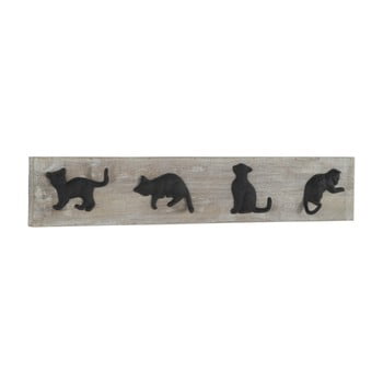 Cuier din lemn pentru perete geese cats