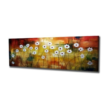 Tablou pe pânză daisy, 80 x 30 cm