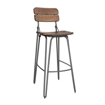 Scaun bar din lemn vida living delta, înălțime 93 cm