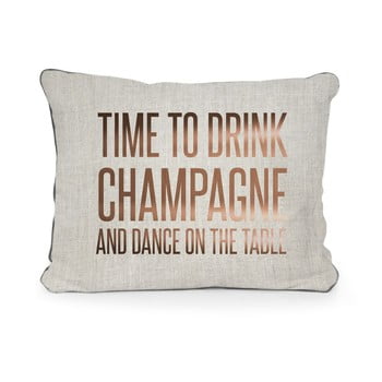 Față de pernă din microfibră really nice things champagne, 50 x 35 cm
