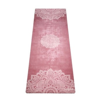 Saltea pentru yoga Yoga Design Lab Travel Mandala, 1 mm, roz