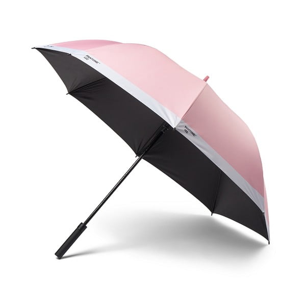 Růžový holový deštník Pantone