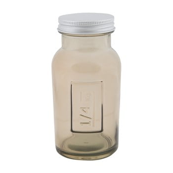 Borcan din sticlă reciclată mauro ferretti coperchio, ⌀ 6,5 cm, gri