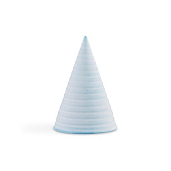 Statuetă decorativă din ceramică kähler design glazed cone light blue, înălțime 15 cm, albastru deschis