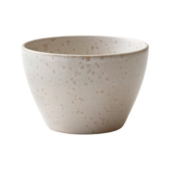Bol servire din gresie ceramică bitz basics matte cream, ⌀ 18 cm, crem