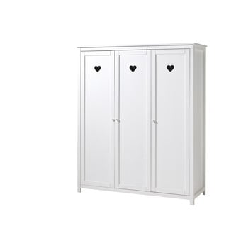Dulap pentru copii Vipack Amori, înălțime 190 cm, alb