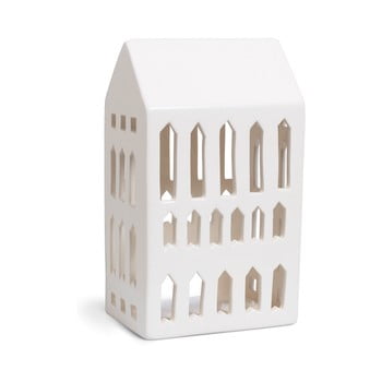 Sfeșnic din ceramică kähler design urbania lighthouse church, alb