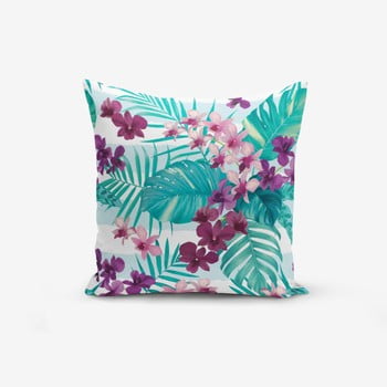 Față de pernă minimalist cushion covers lilac flower, 45 x 45 cm
