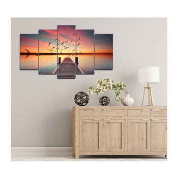 Tablou din mai multe piese insigne samira, 102 x 60 cm