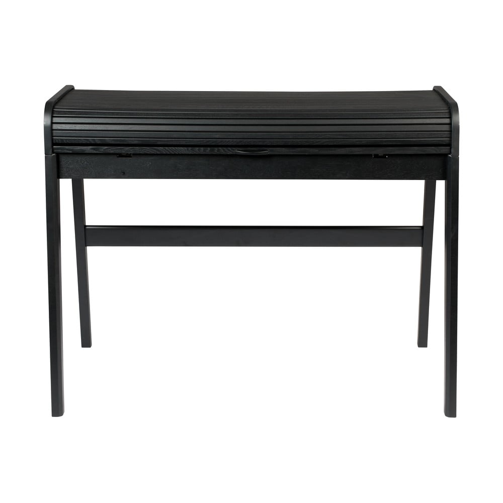 Černý psací stůl s výsuvnou deskou Zuiver Barbier, délka 110 cm