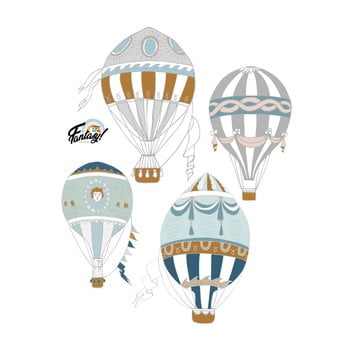 Set 4 autocolante dekornik ballons