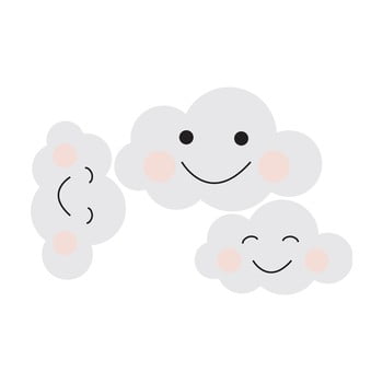 Autocolant pentru perete dekornik clouds smile