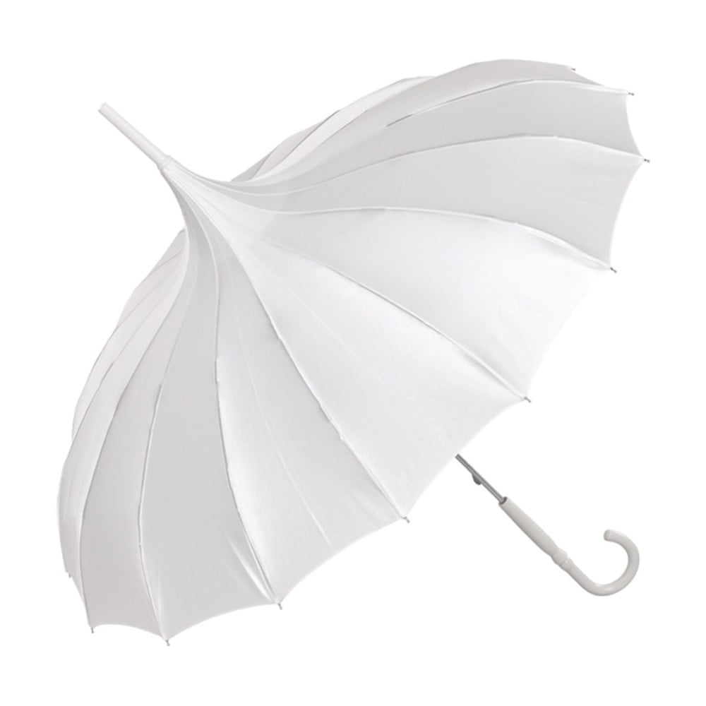 Bílý holový deštník Von Lilienfeld Pagoda Cécile