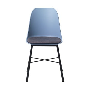 Scaun unique furniture whistler, albastru-gri