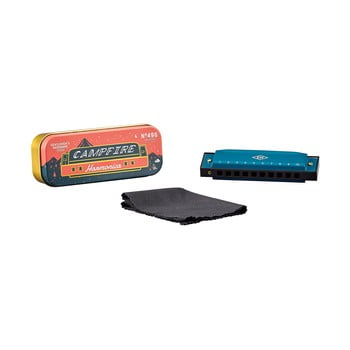 Cutie din metal cu muzicuță gentlemen's hardware, albastru