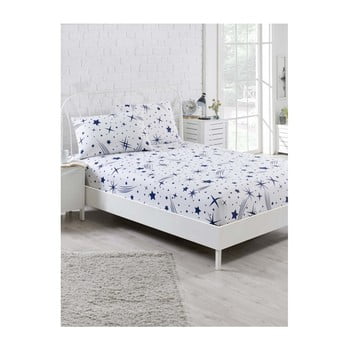 Set cearșaf elastic și 2 fețe de pernă clementino caluga, 160 x 200 cm