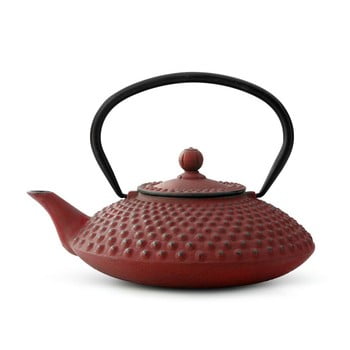 Ceainic din fontă cu infuzor bredemeijer xilin, 1,25 litri, roșu