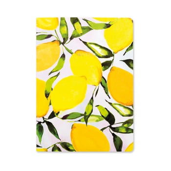 Caiet A5 GO Stationery Lemons, galben