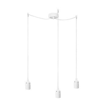 Lustră cu 3 cabluri bulb attack uno basic, alb