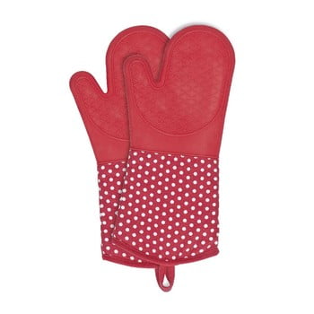 Set 2 mănuși din silicon wenko oven red, roșu