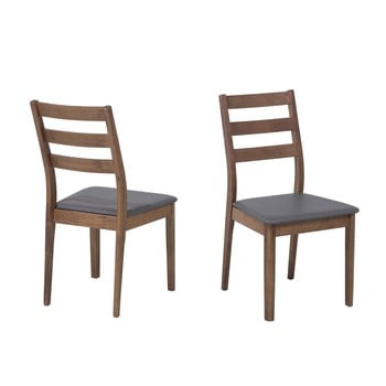 Set 2 scaune din lemn de cauciuc monobeli sophia