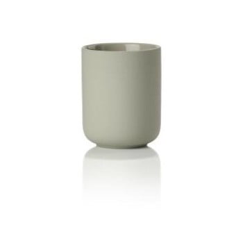 Suport din ceramică pentru periuțele de dinți zone eucalyptus, gri verde