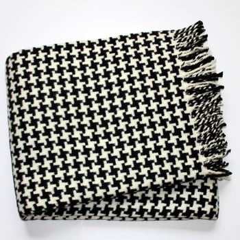 Pled euromant pearls, 140 x 180 cm, negru