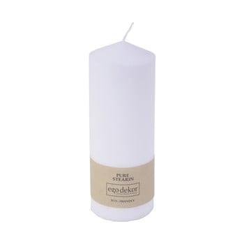 Lumânare baltic candles eco top, înălțime 18 cm, alb