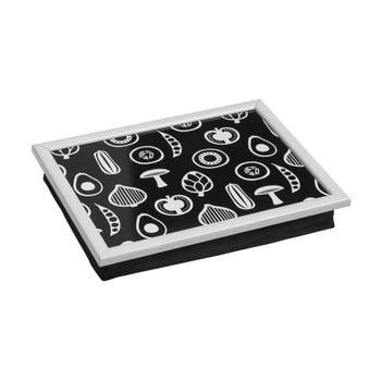 Tavă premier housewares besa lab, alb-negru