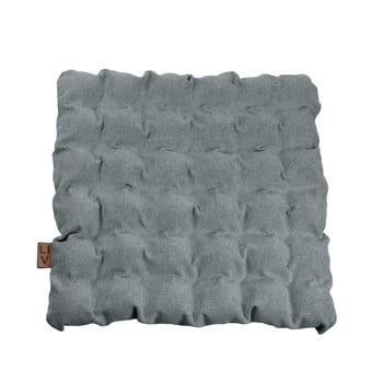 Pernă pentru șezut cu bile pentru masaj linda vrňáková bubbles, 55 x 55 cm, gri albastru