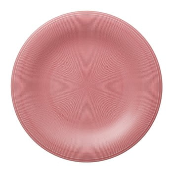 Farfurie din porțelan Like by Villeroy & Boch Group, 28,5 cm, roz