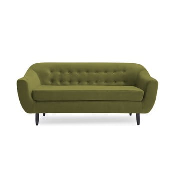 Canapea 3 locuri vivonita laurel olive, verde