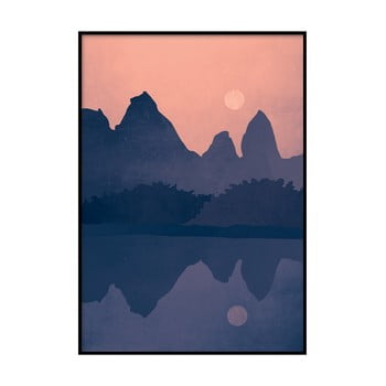 Poster cu ramă pentru perete landscape, 50 x 70 cm