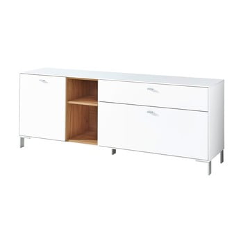 Comodă, detalii decorative cu model lemn de stejar Germania Design2, alb