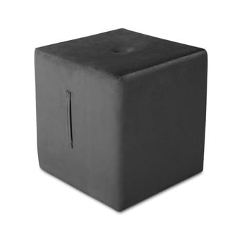 Puf mazzini sofas margaret, 40 x 45 cm, gri închis