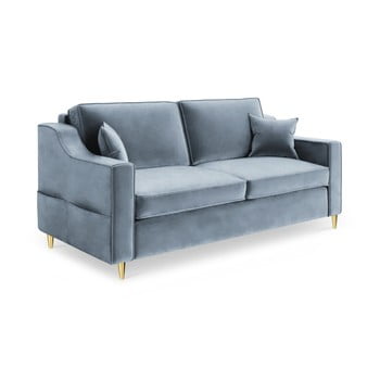 Canapea cu 2 locuri Mazzini Sofas Marigold, gri albastru