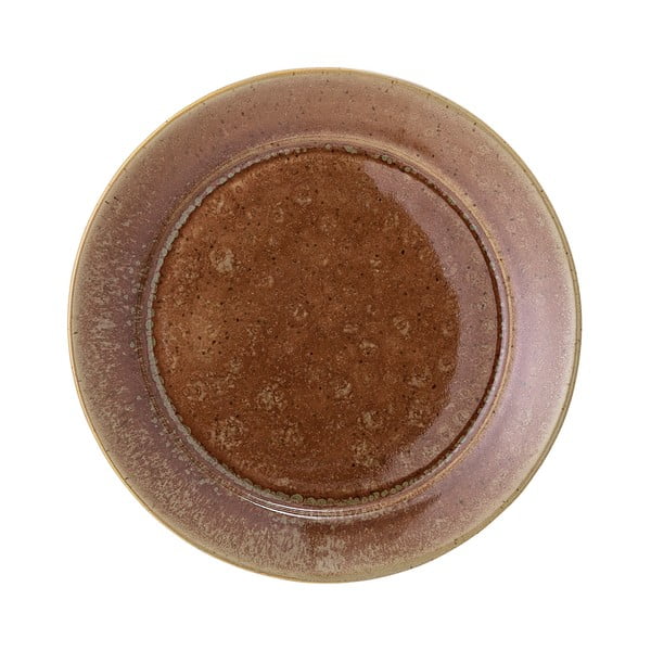 Hnědý kameninový dezertní talíř Bloomingville Pixie, ø 20 cm