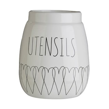 Recipient pentru ustensile de bucătărie premier housewares heartlines, 12 x 14 cm
