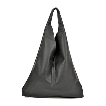 Geantă din piele anna luchini alice, negru
