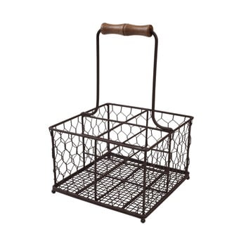 Suport din metal pentru 4 sticle t&g woodware provence