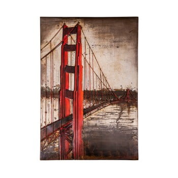 Placă metalică Antic Line San Francisco, 80 x 120 cm