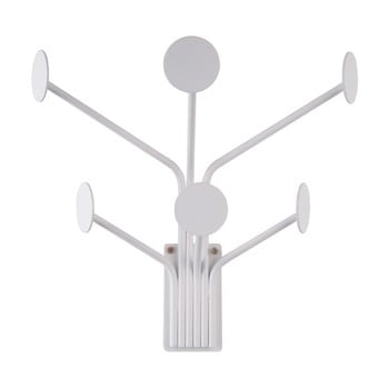 Cuier de perete pt living dots, alb