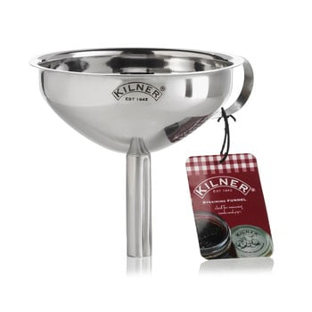 Pâlnie inoxidabilă cu sită kilner