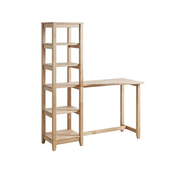 Birou cu raft deep furniture aileen