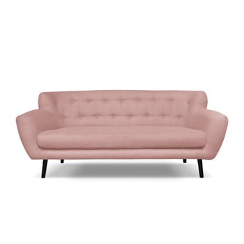 Canapea cu 3 locuri cosmopolitan desing hampstead, roz deschis