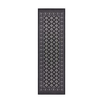 Covor nouristan sao buchara, 80 x 250 cm, negru