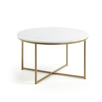 Masă de cafea la forma shefield, ø 80 cm