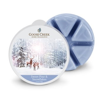 Ceară aromată pentru lămpi aromaterapie groose creek sweet pine and snowflake, 65 de ore de ardere