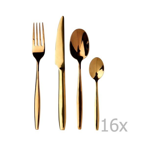Sada 16 příborů z nerezové oceli Premier Housewares Aura